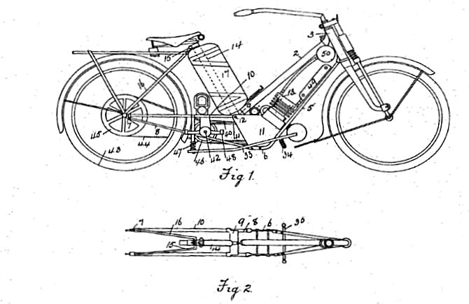 1908 – Pneumatic Suspension Forks invented