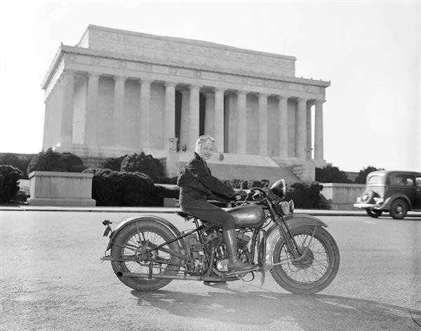 1937 – First licenced female motorcyclist